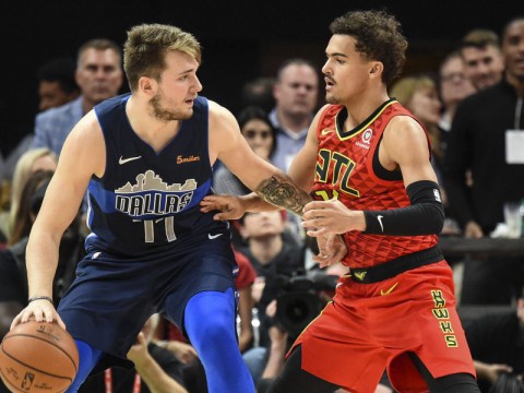 Luka Doncic i Trae Young w All Rookie Team